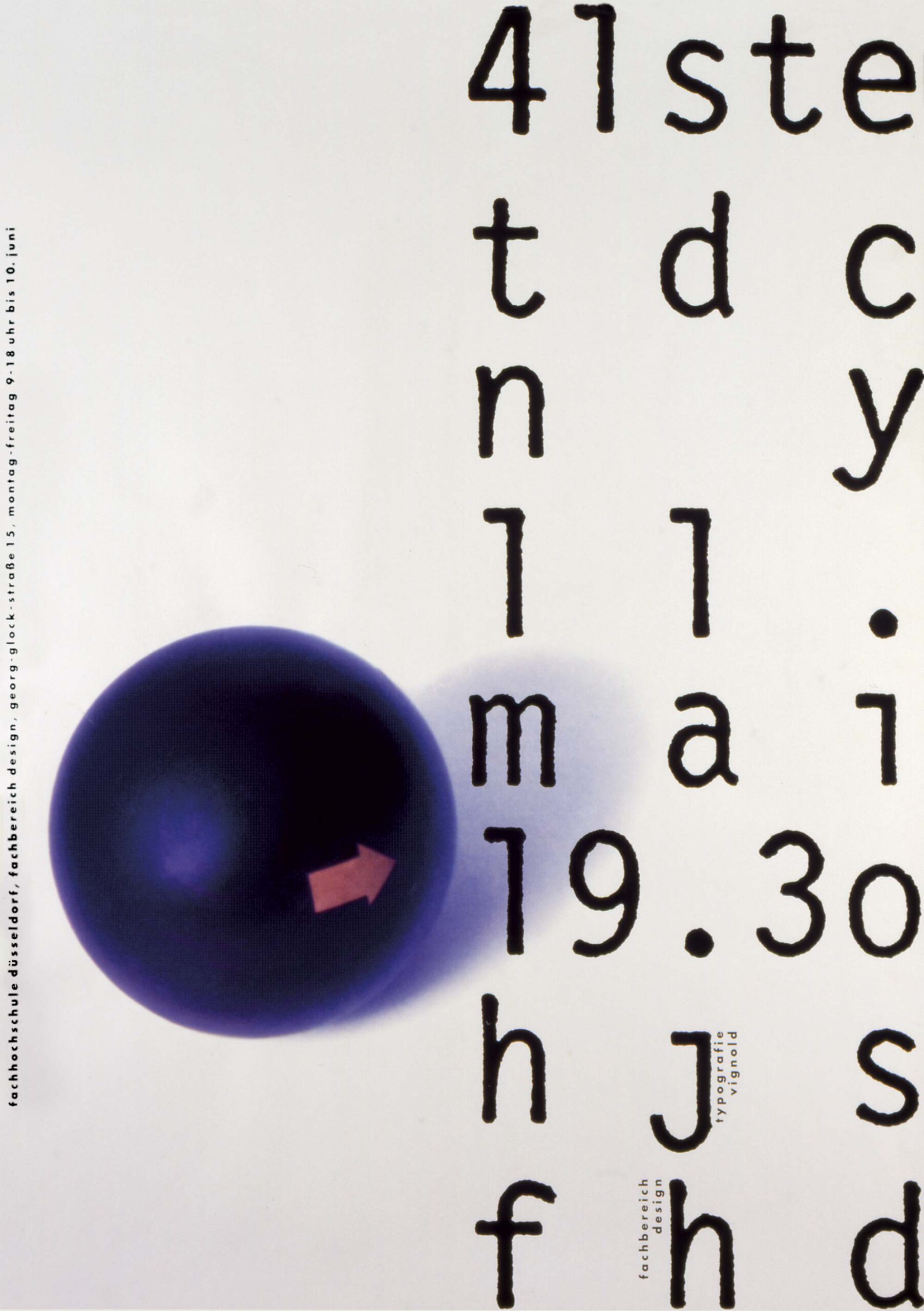 Gestaltet: Helfried Hagenberg, Titel: TDC 41, Jahr: 1996