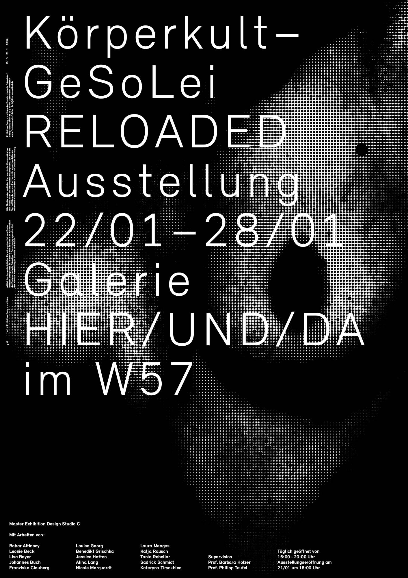 Gestaltet: Louisa Georg, Sadrick Schmidt, Titel: Körperkult – GeSoLei Reloaded