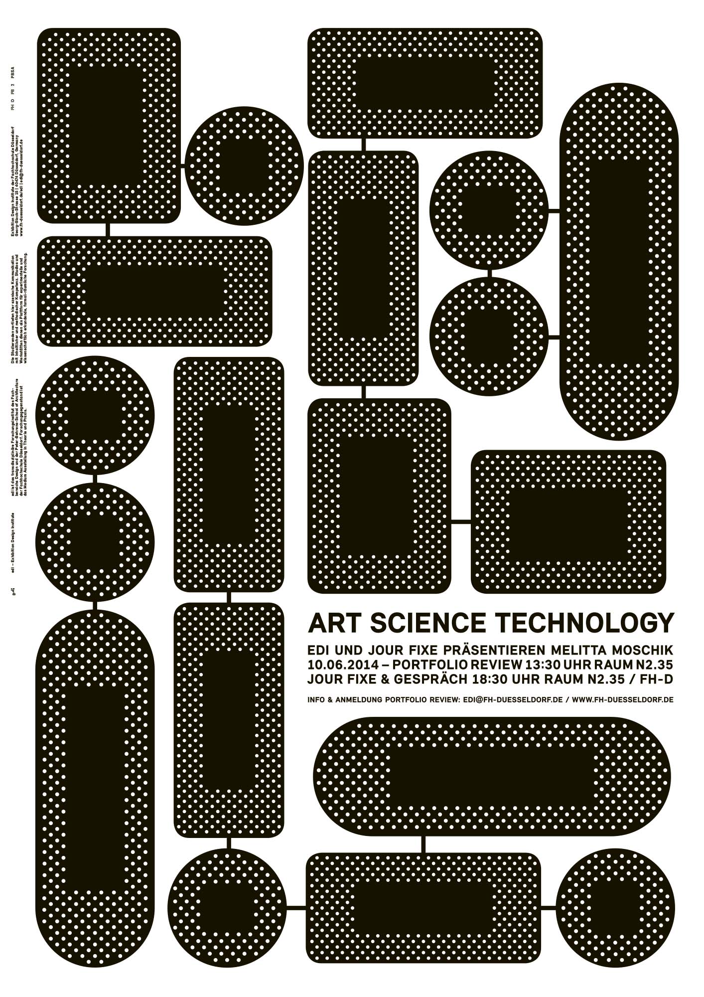 Gestaltet: Louisa Georg, Sadrick Schmidt, Betreut: Uwe J. Reinhardt, Titel: Art Science Technology, Jahr: 2014