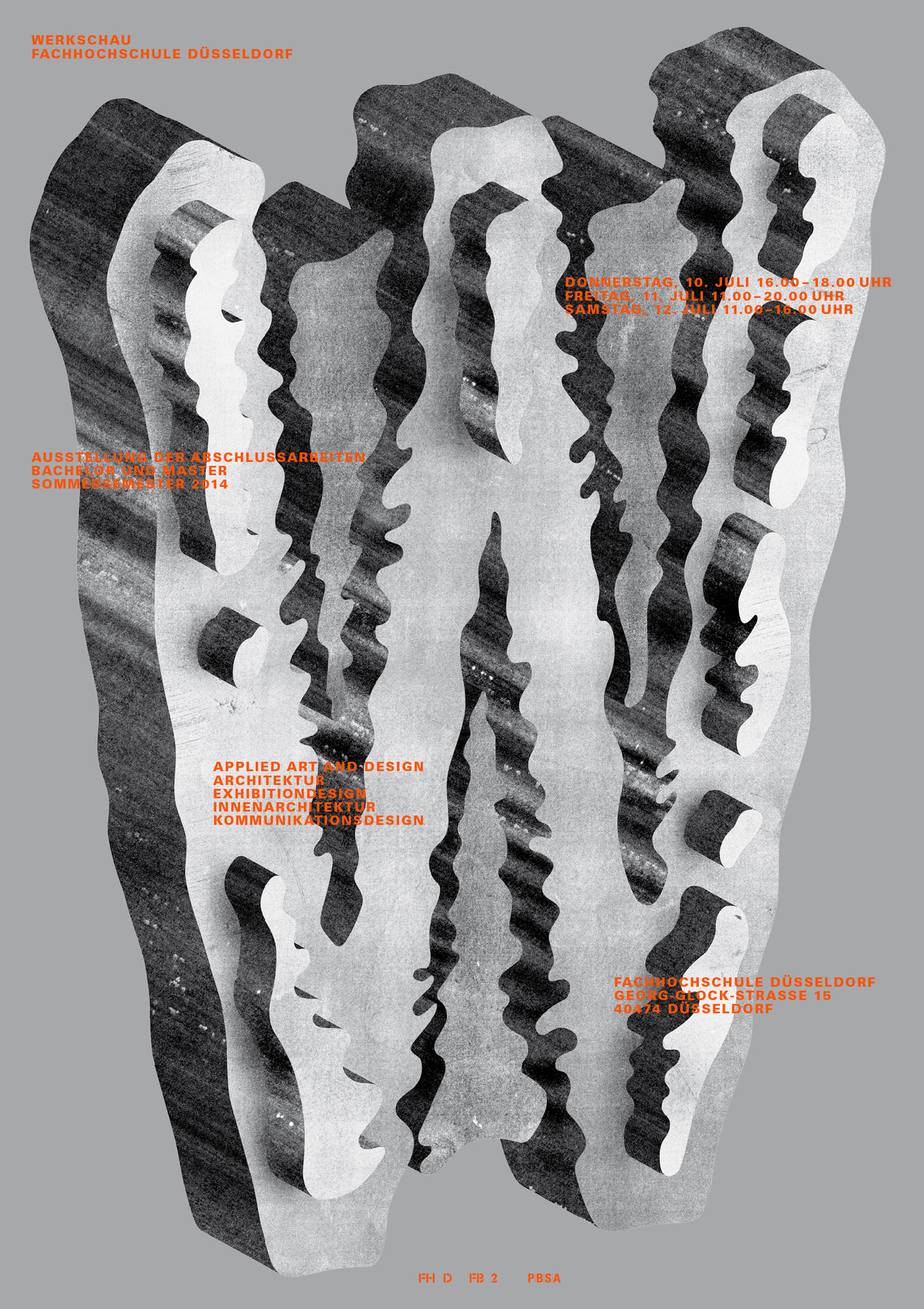 Gestaltet: Tobias Textor, Betreut: Holger Jacobs, Titel: Werkschau 2014, Jahr: 2014